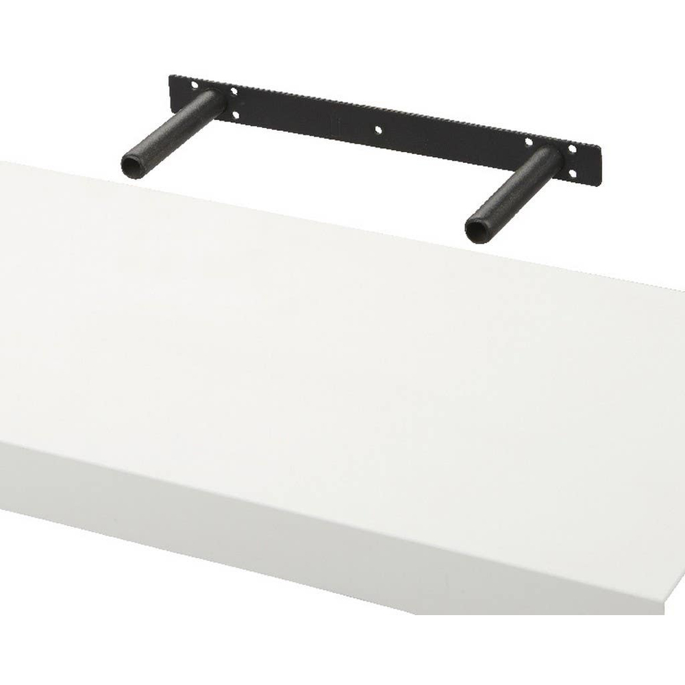 Polita GOODHOME Cusko, melamina, 118 x 23.5 x 3.8 cm, alb