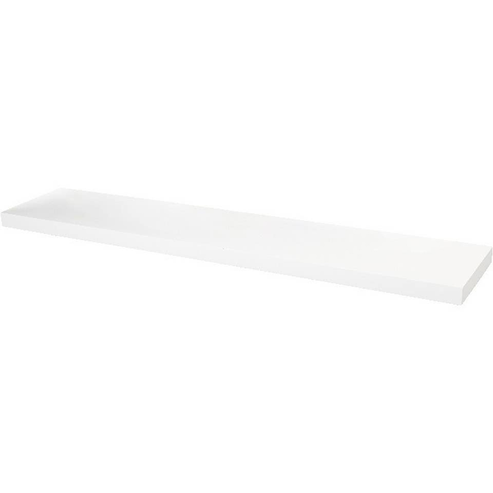 Polita GOODHOME Cusko, melamina, 118 x 23.5 x 3.8 cm, alb