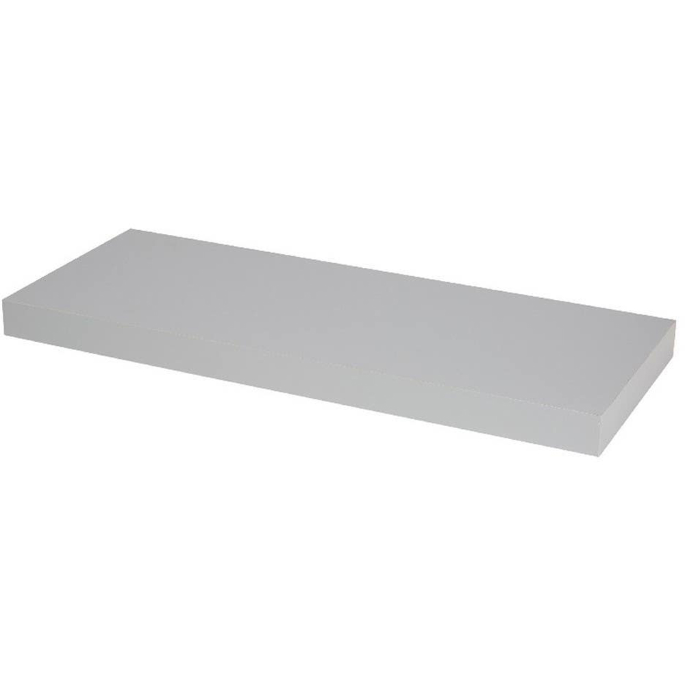 Polita GOODHOME Cusko, melamina, 60 x 23.5 x 3.8 cm, argintiu