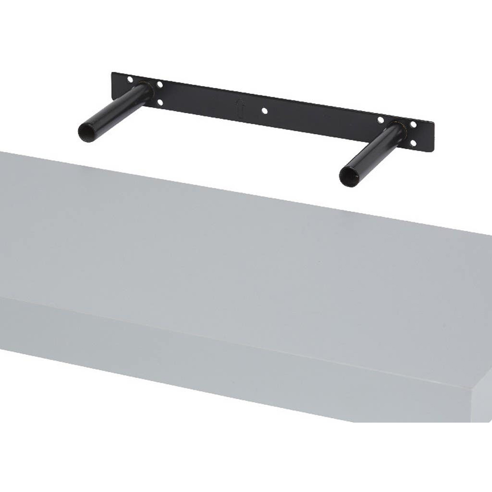 Polita GOODHOME Cusko, melamina, 60 x 23.5 x 3.8 cm, argintiu