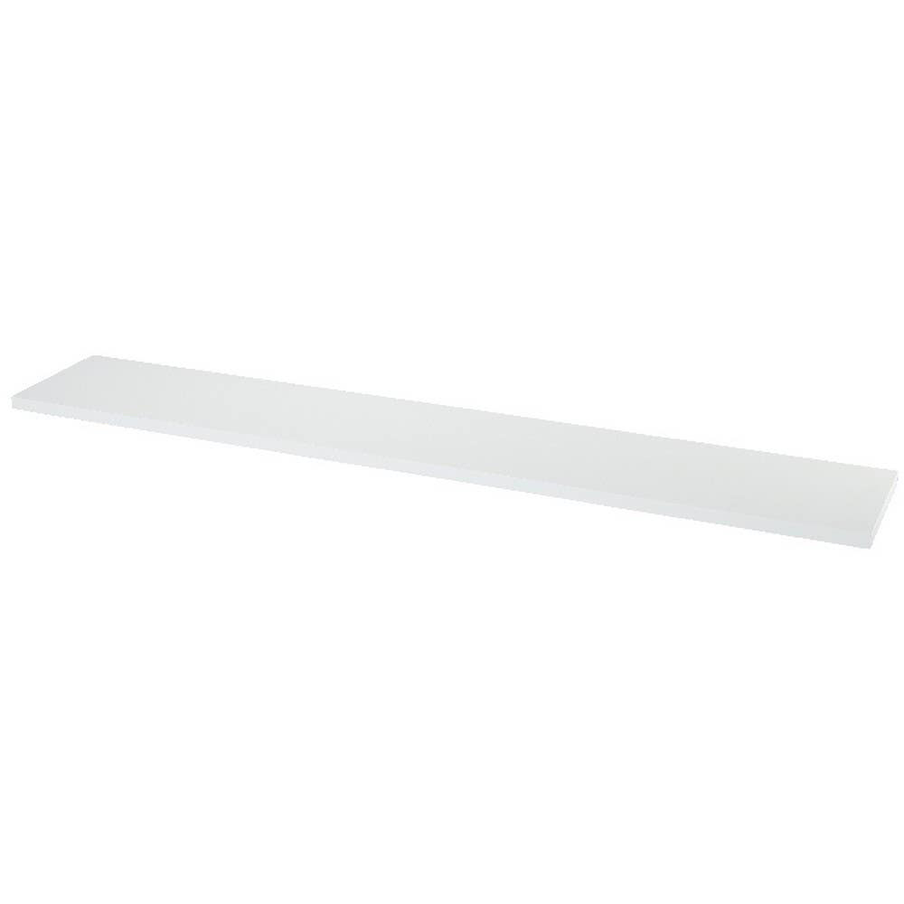 Polita GOODHOME Rigga, melamina, 118 x 19 x 1.8 cm, alb