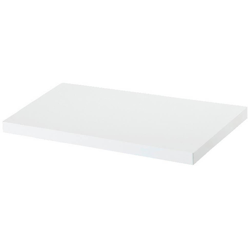 Polita GOODHOME Rigga, melamina, 30 x 19 x 1.8 cm, alb