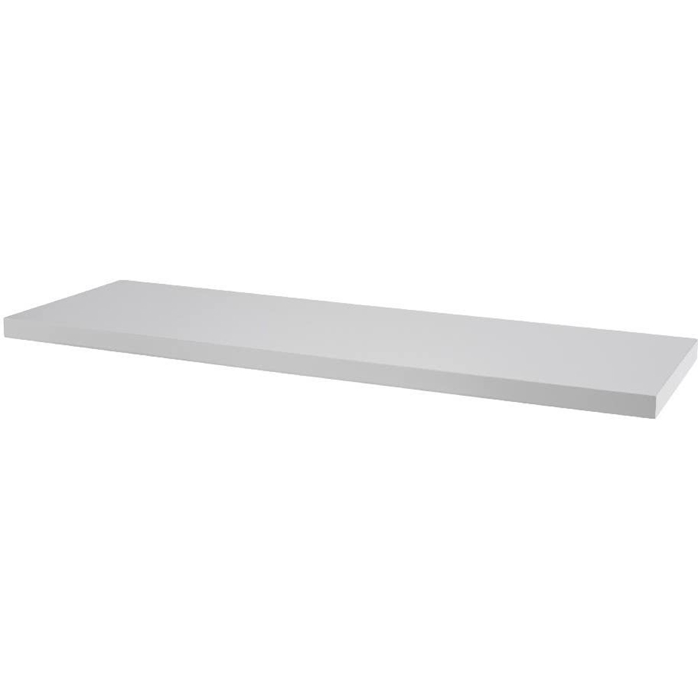 Polita GOODHOME Rigga, melamina, 60 x 19 x 1.8 cm, alb