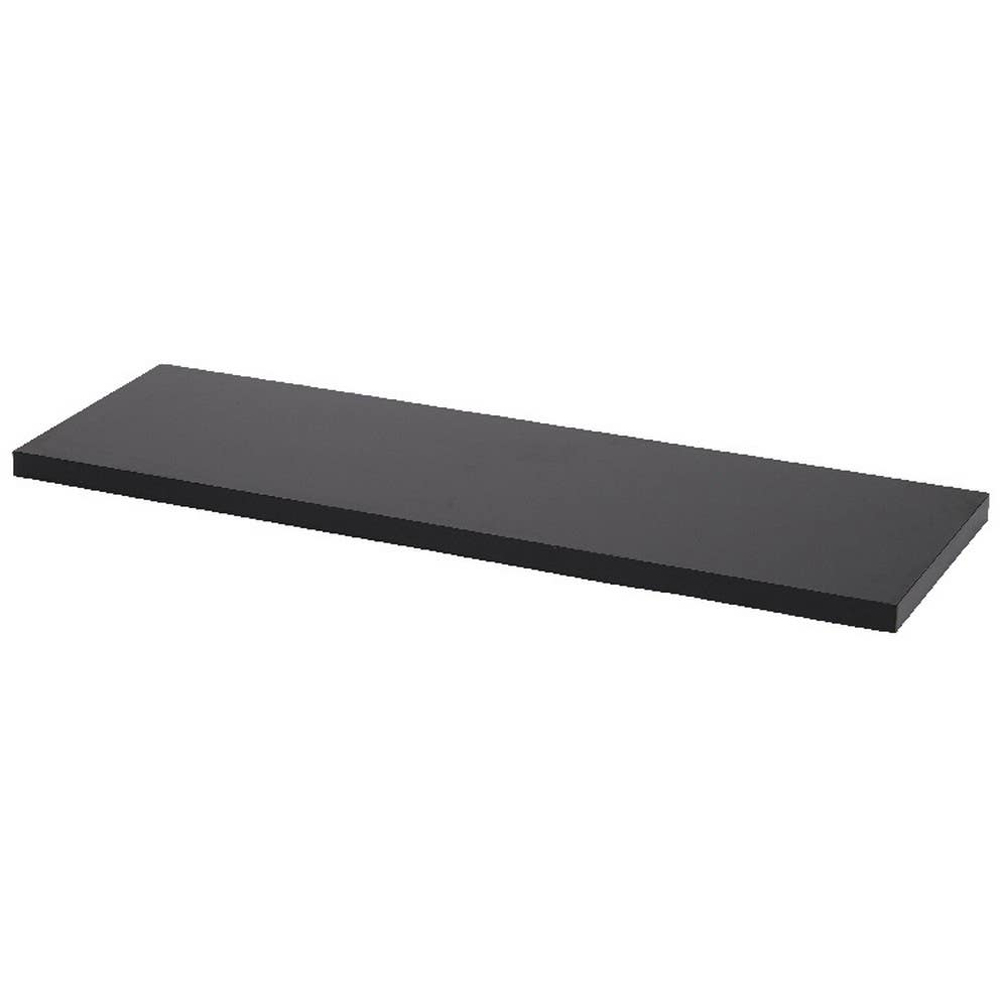Polita GOODHOME Rigga, melamina, 60 x 19 x 1.8 cm, negru