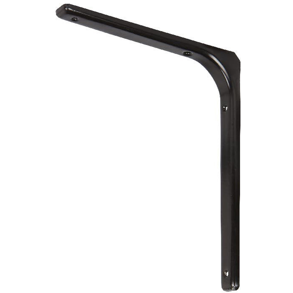 Suport raft GOODHOME Alchimy, otel, 30 x 3 x 25 cm, negru