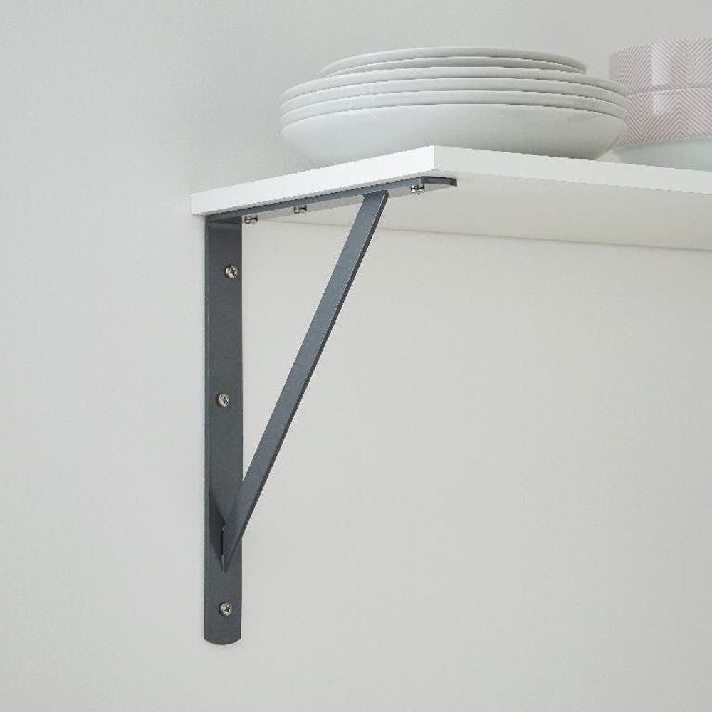 Suport raft GOODHOME Ultim, otel, 30 x 2.9 x 25 cm, gri