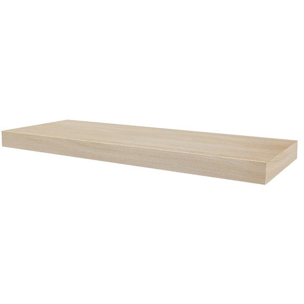 Polita GOODHOME Cusko, melamina, 60 x 23.5 x 3.8 cm, stejar