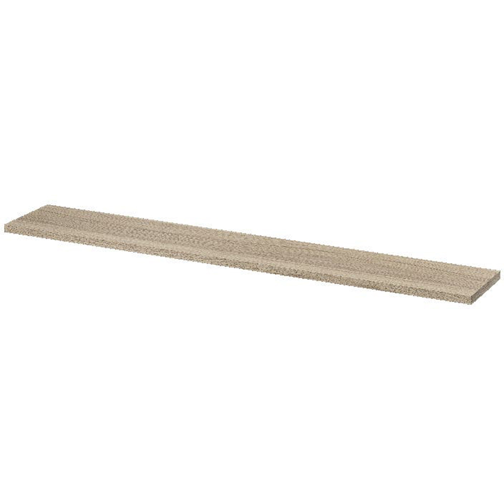 Polita GOODHOME Rigga, melamina, 118 x 19 x 1.8 cm, stejar