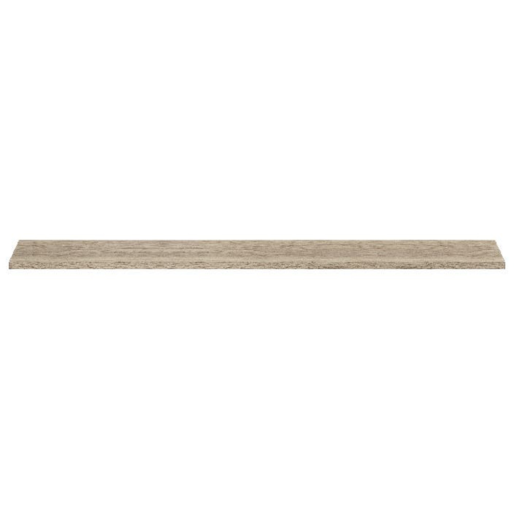 Polita GOODHOME Rigga, melamina, 118 x 19 x 1.8 cm, stejar