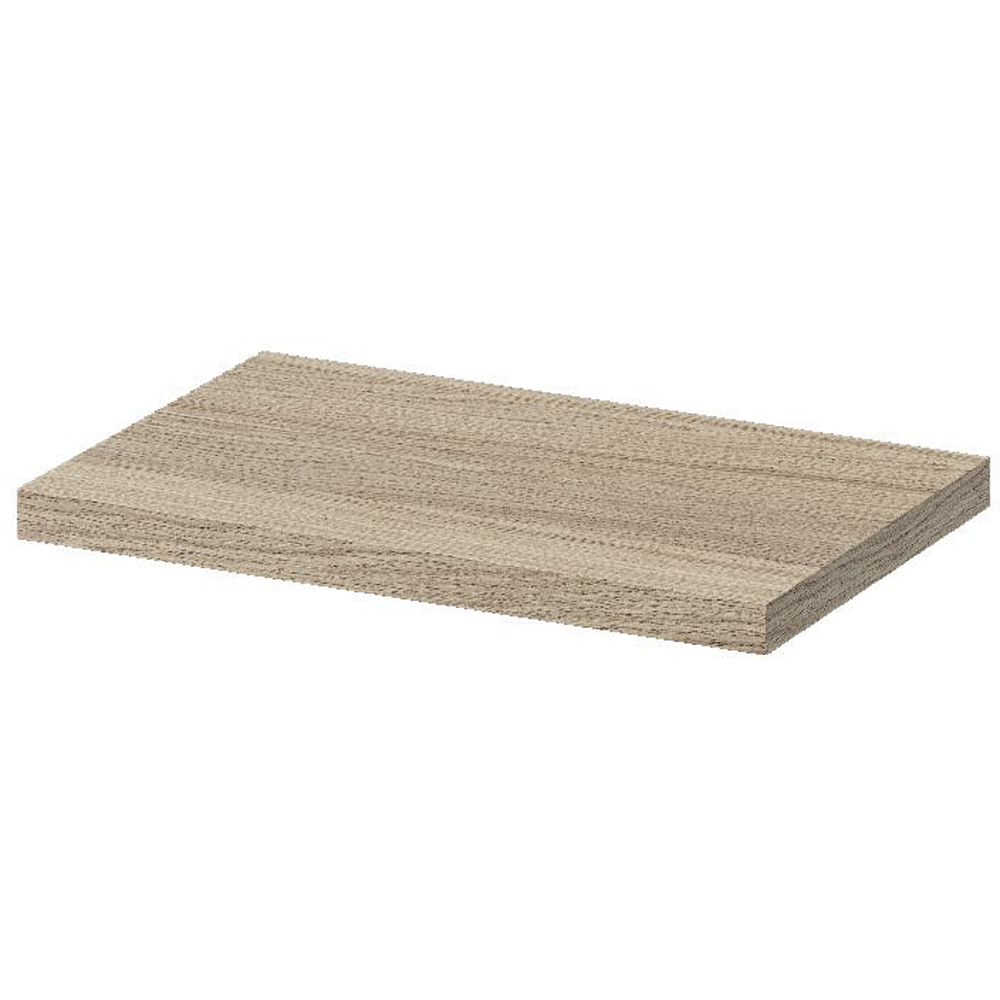 Polita GOODHOME Rigga, melamina, 30 x 19 x 1.8 cm, stejar