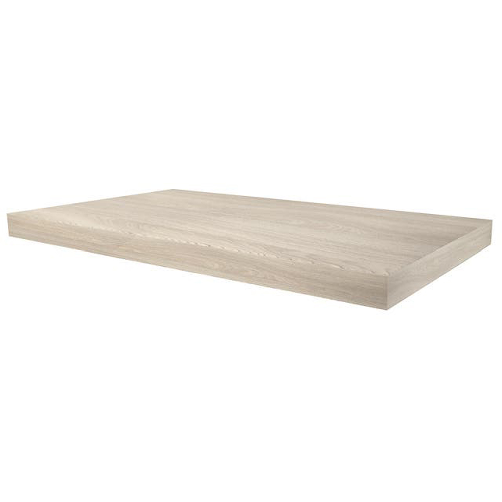 Polita GOODHOME Rigga, melamina, 30 x 19 x 1.8 cm, stejar