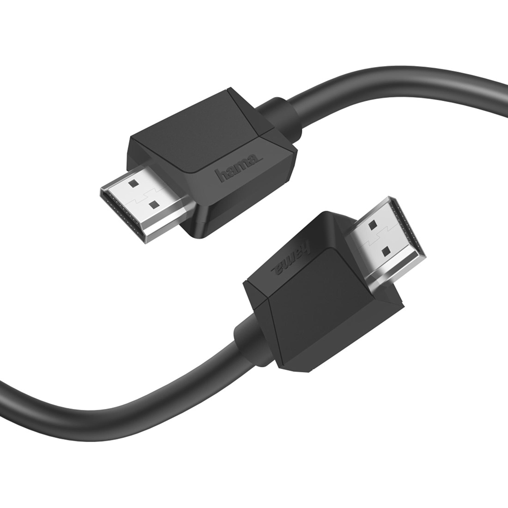 Cablu HDMI Ethernet HAMA 205006, 3m, 4K HDR, negru