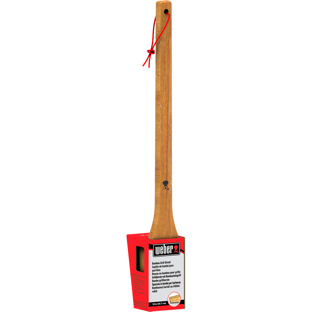 Perie gratar WEBER, lemn, 46cm