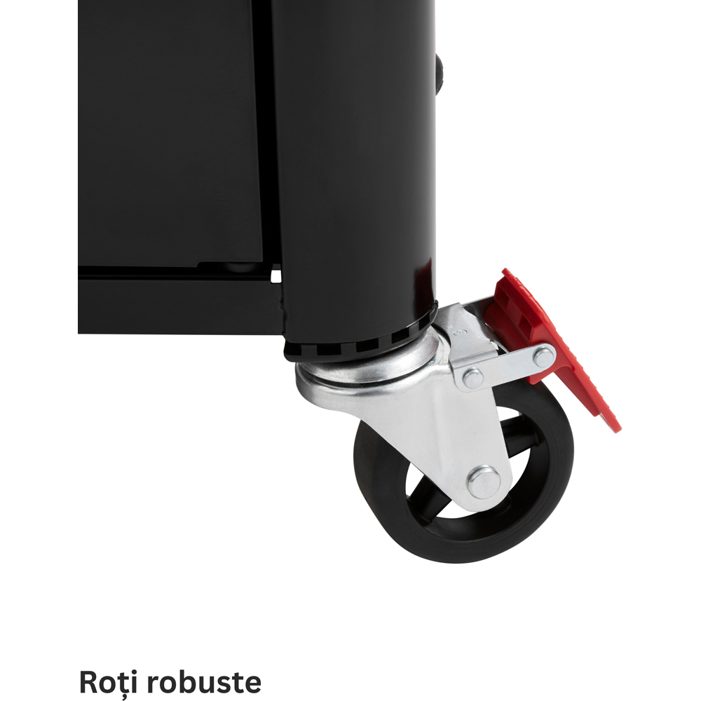 Gratar pe gaz WEBER Genesis E-415, regulator, 4 arzatoare, negru