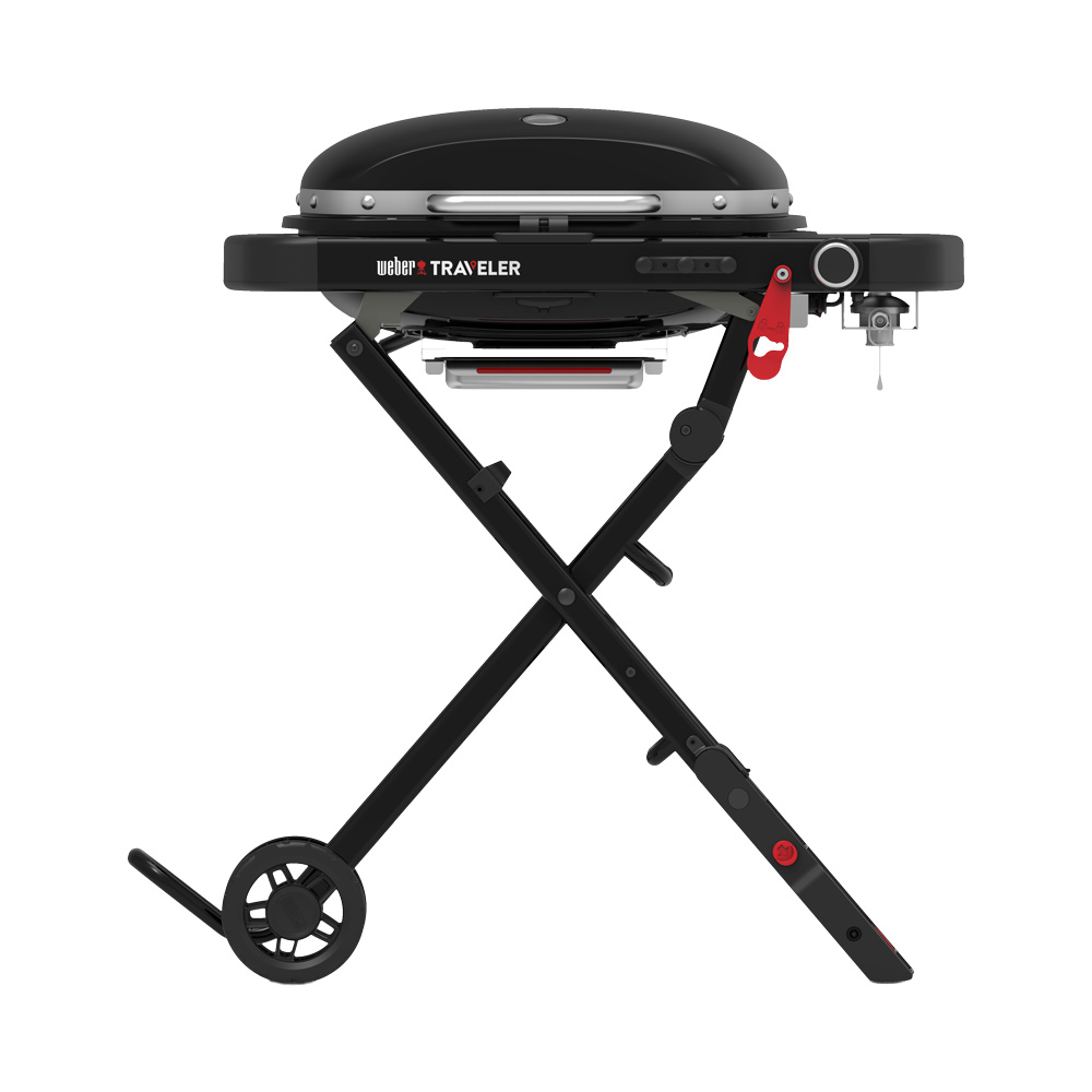 Gratar gaz WEBER Traveler Compact, 109 x 56 x 38 cm, negru