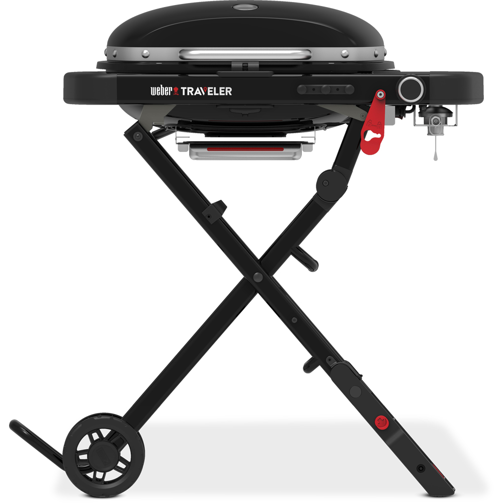 Gratar pe gaz WEBER Traveler Compact, 3.2 kW, 1 suprafata, negru