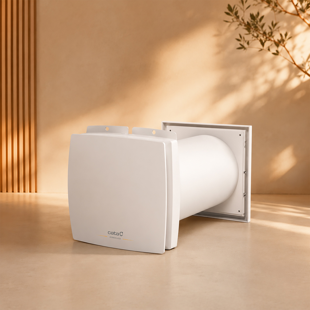 Recuperator de caldura CATA 01603000, 65 mc/h, 160 mm, 89% eficienta, Wi-Fi