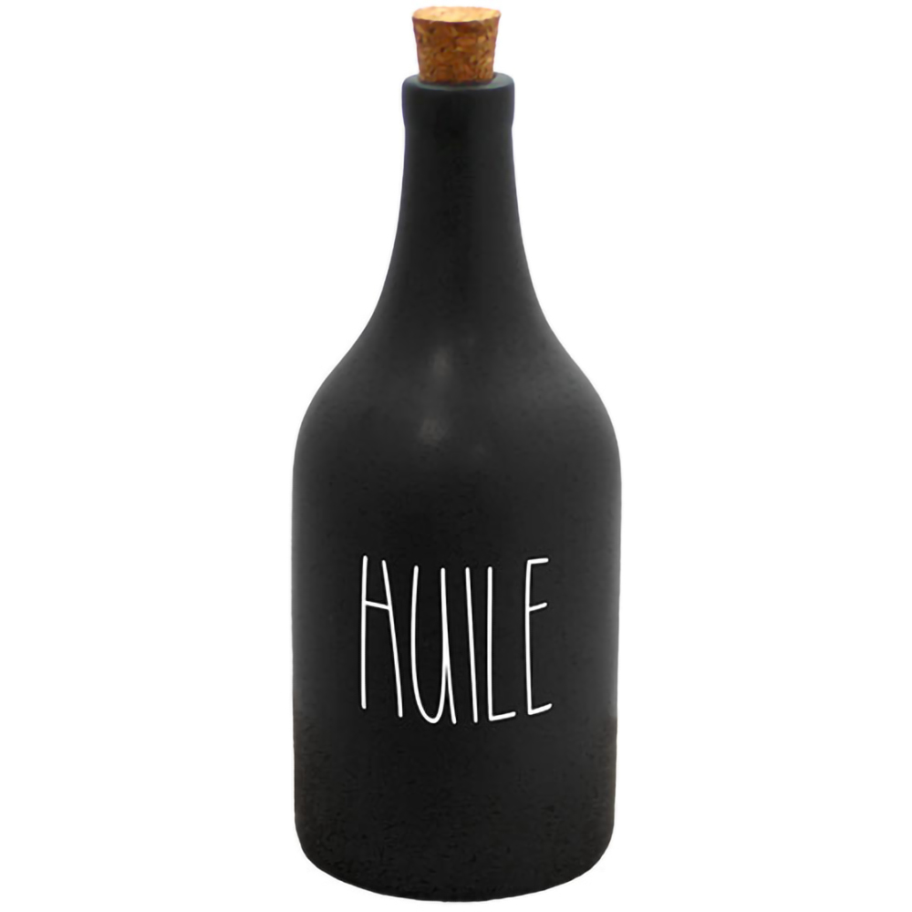 Sticla pentru ulei FRANDIS 041071, ceramica, 500 ml, negru