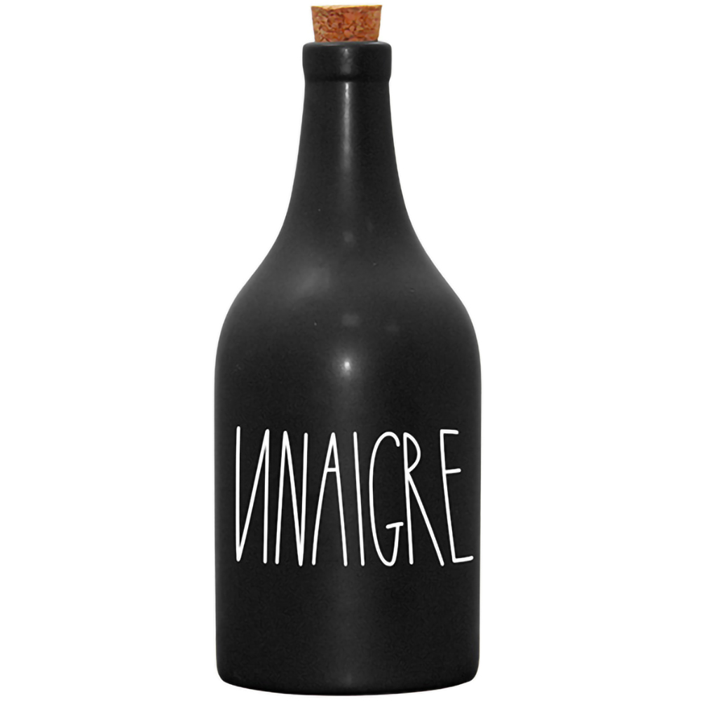 Sticla pentru otet FRANDIS 041078, ceramica, 500 ml, negru