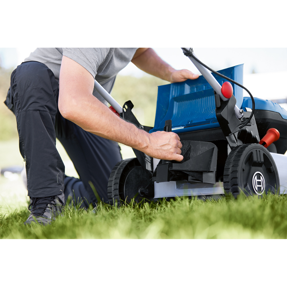 Masina de tuns iarba pe acumulator BOSCH PROFESSIONAL GRA 18V2-46, Electrica, latime taiere 46 cm, cos 60L, albastru, fara acumulator in incarcator