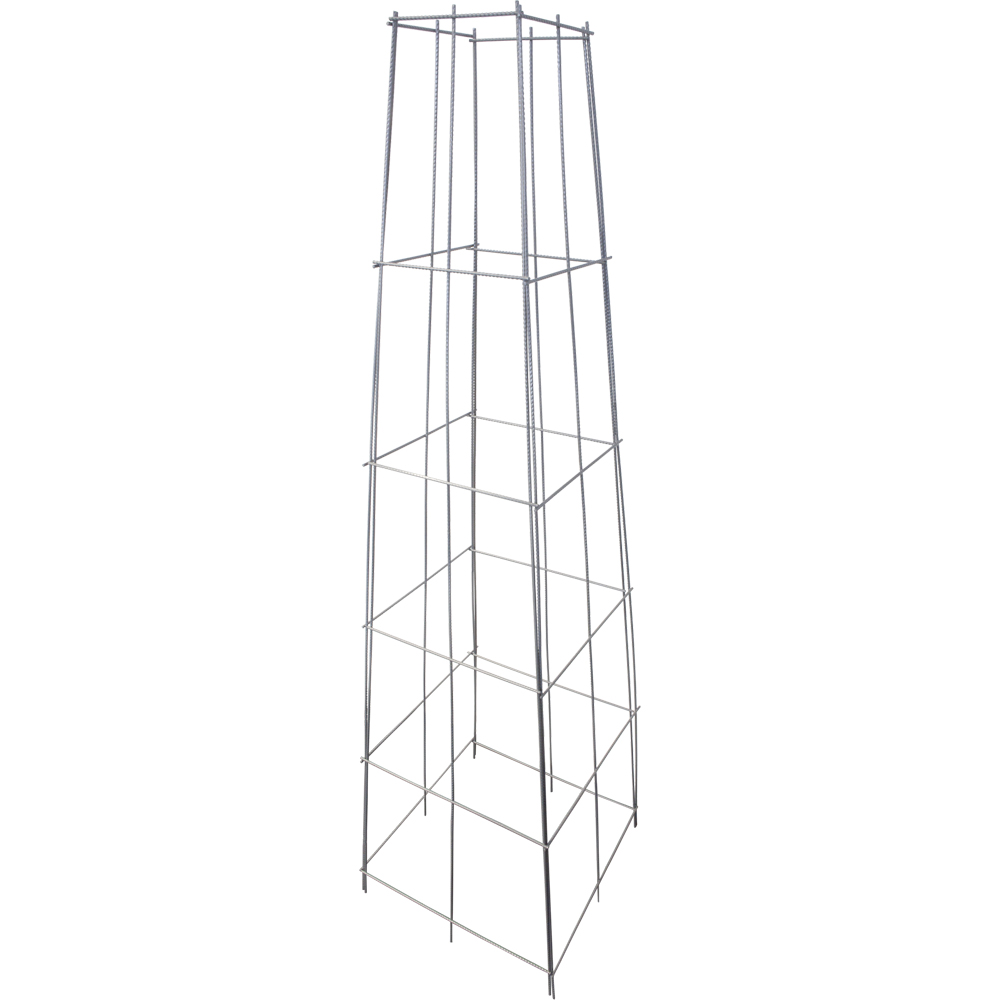 Spalier piramida, otel, 144 x 16 x 40 cm