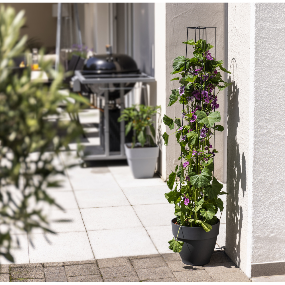 Spalier coloana, otel, 155 cm, 2 buc