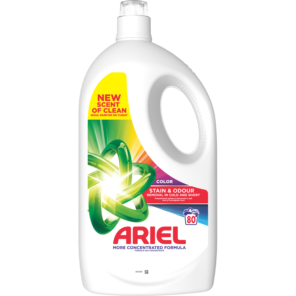 Detergent lichid ARIEL Color, 3.6 l, 80 spalari