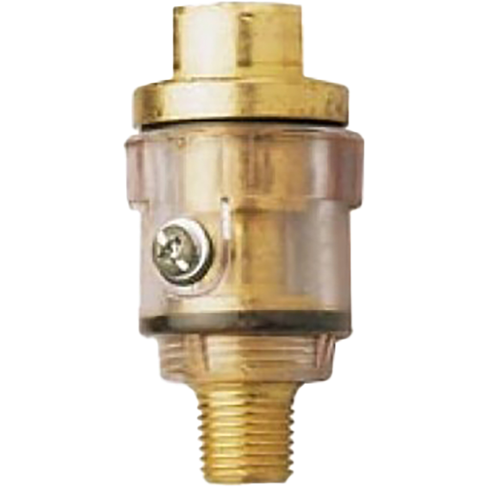 Mini lubrificator MECAFER, 1/4", otel, auriu