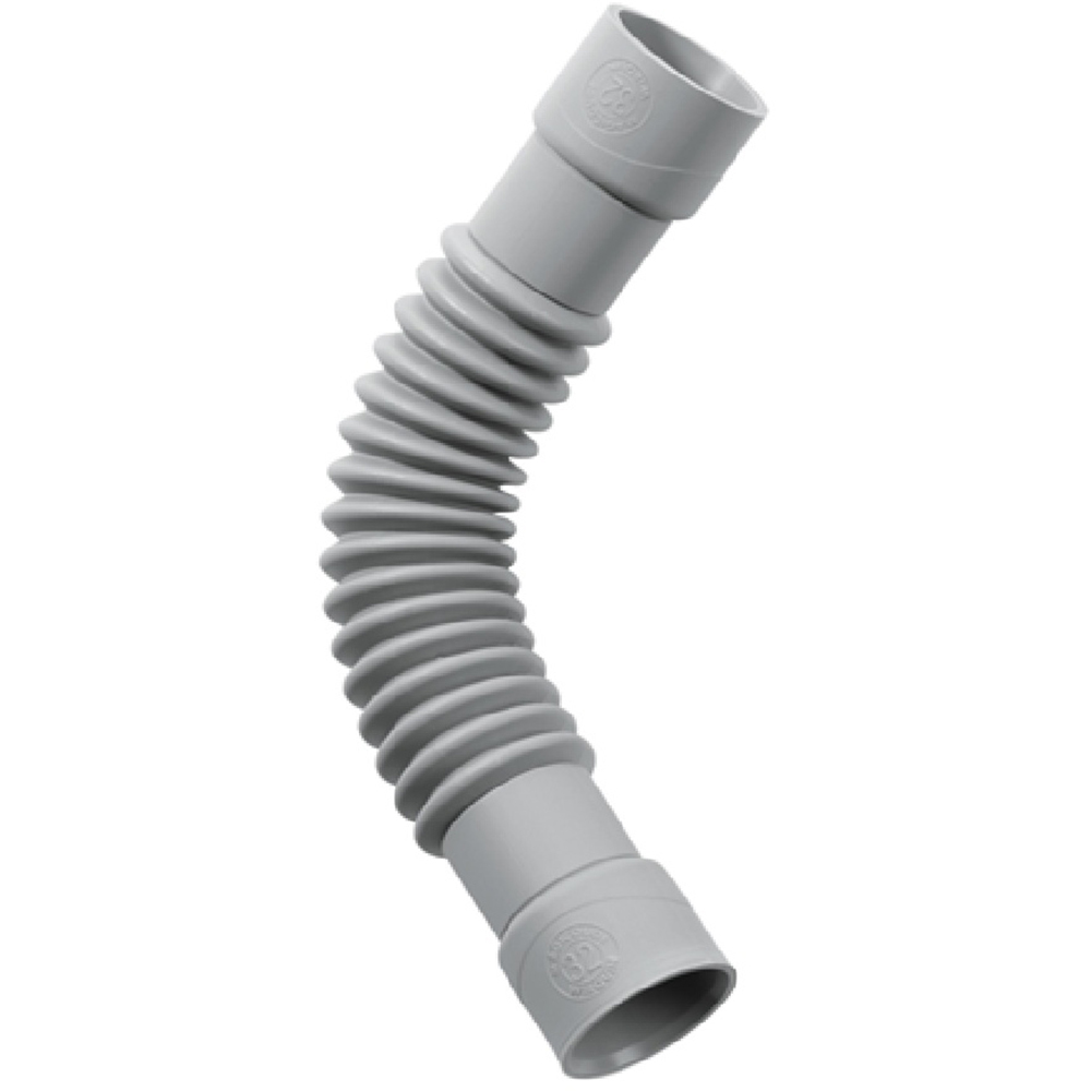 Racord universal WIRQUIN Magicoude 79009005, fixare prin lipire, D 32mm, gri