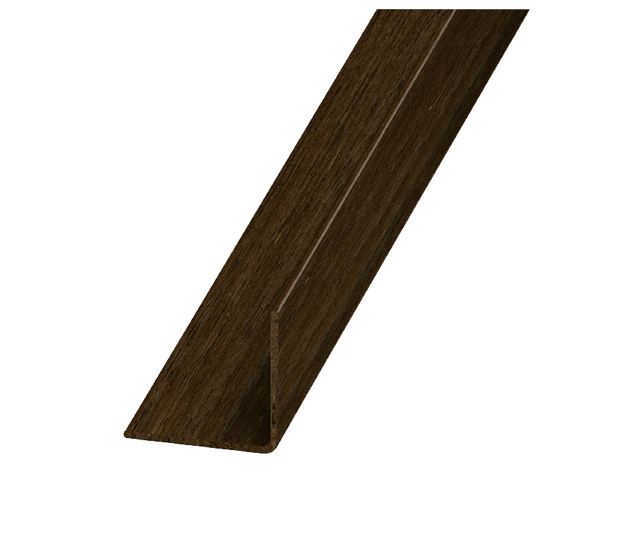 Cornier PVC, 20 x 20 mm, 2 m, maro inchis