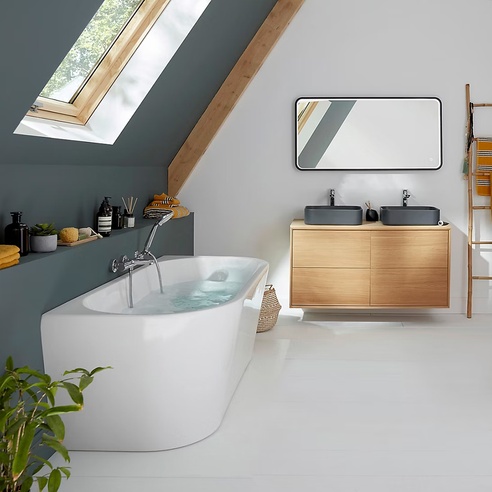 Baterie cada-dus HANSGROHE Versostat2 15348000, termostat, alama, crom