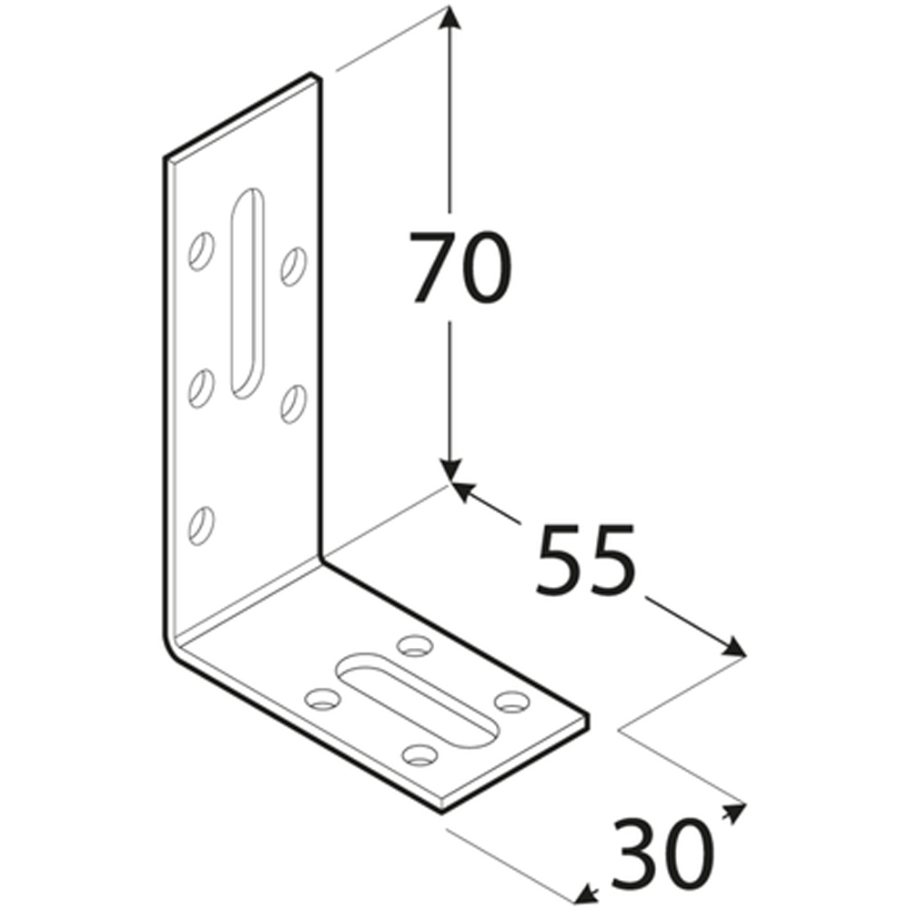 Coltar reglabil DMX , 70 x 55 x 2 mm, otel