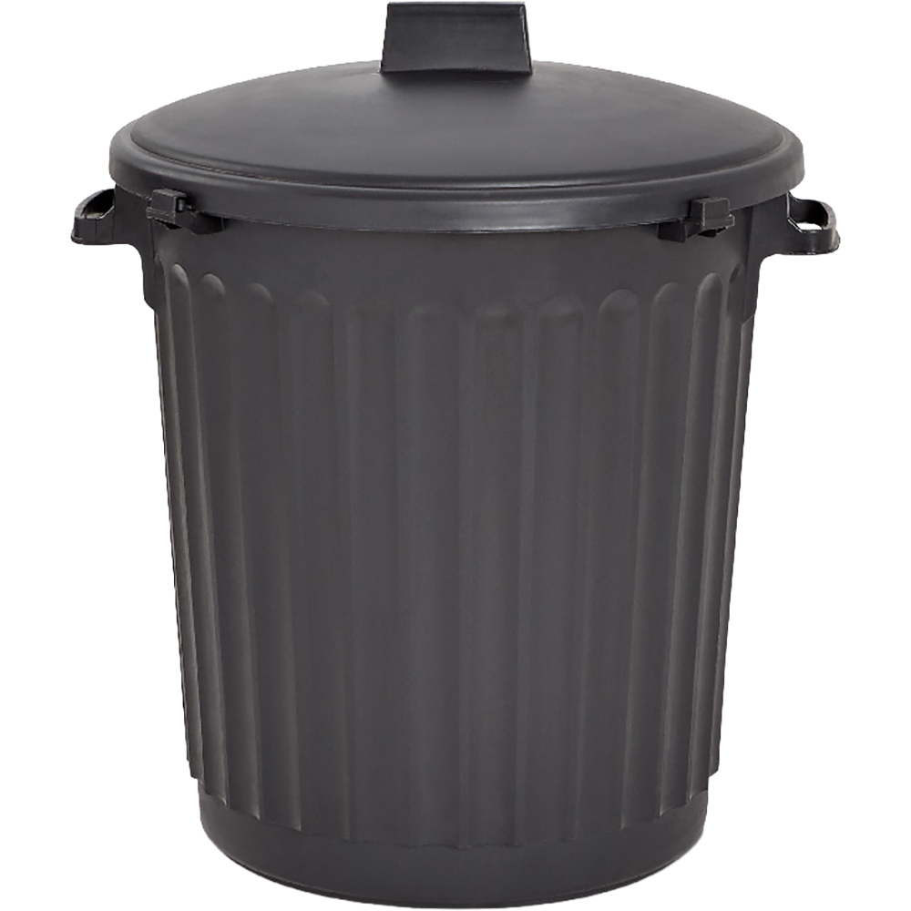 Pubela gradina, 80 L, negru