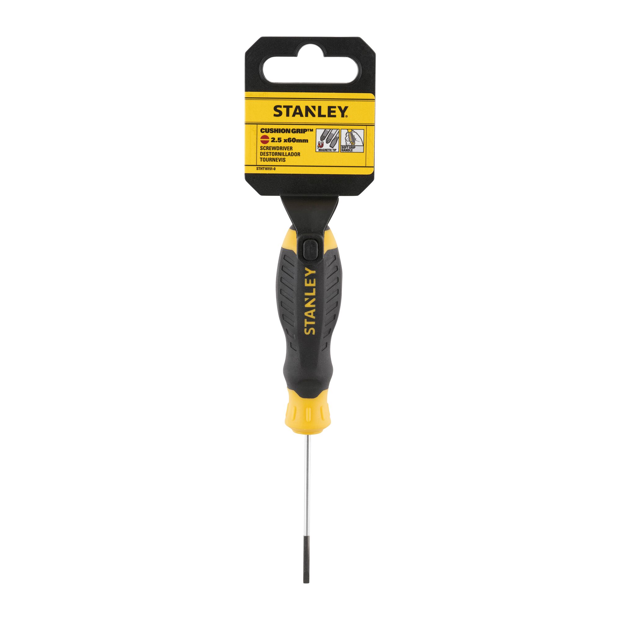 Surubelnita STANLEY Cushion Grip, 2.5 x 60 mm