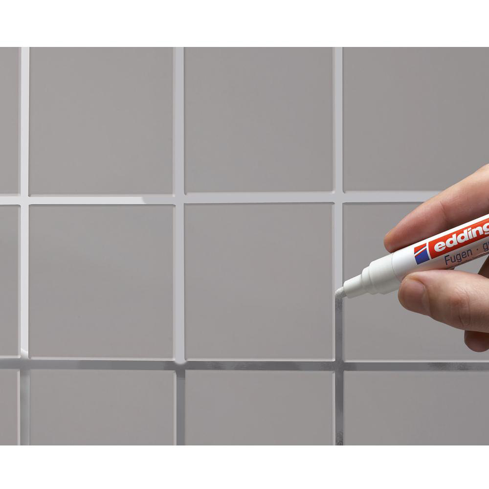 Marker pentru rosturi EDDING 8200, 2-4 mm, gri-argintiu
