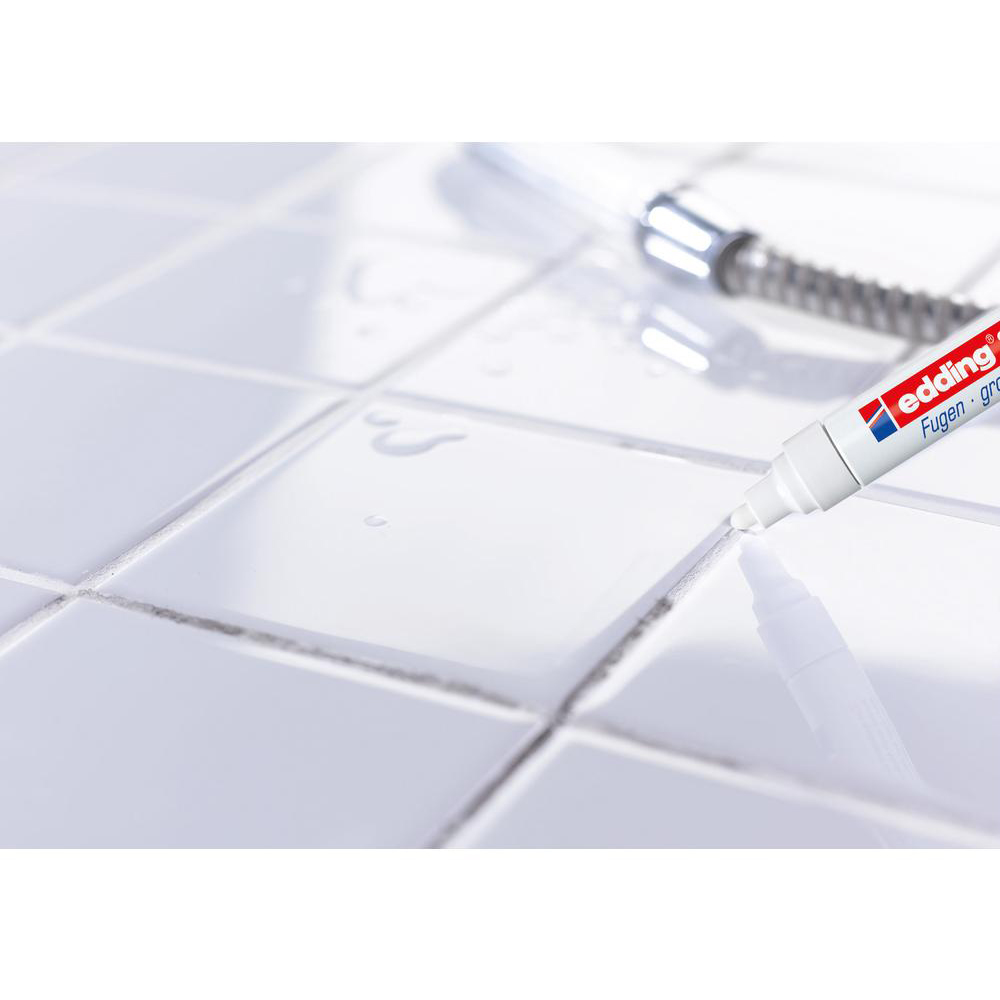 Marker pentru rosturi EDDING 8200, 2-4 mm, gri-argintiu