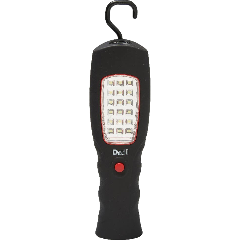 Mini lampa de inspectie LED DIALL, 1 LED 35 lumeni si 18 LED 110 lm, IP20, 3xAAA, negru