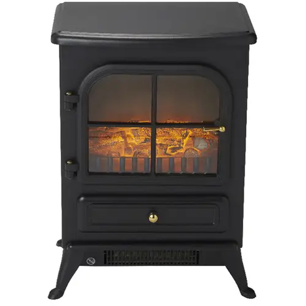 Semineu electric, 1850W, 54.8 x 28 cm, negru