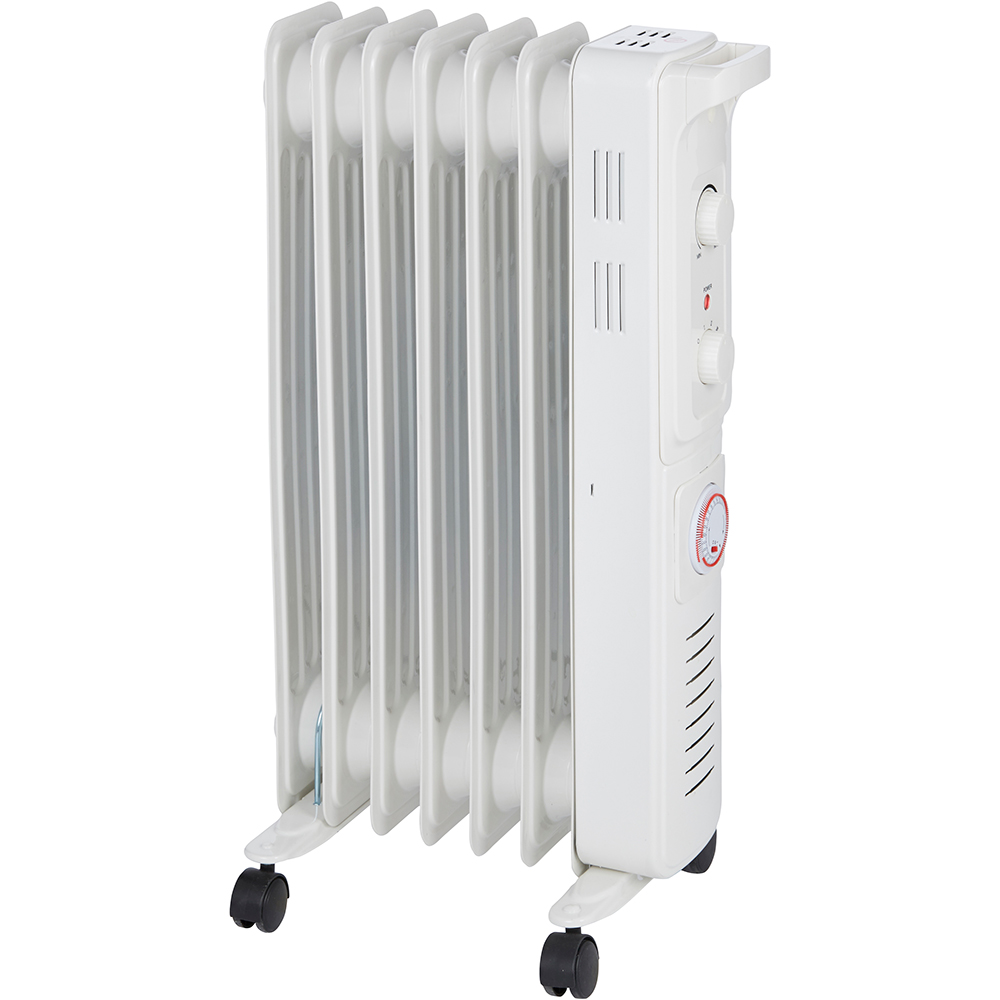 Calorifer electric cu ulei HD943-7TQ, 7 elementi, 1500W, alb
