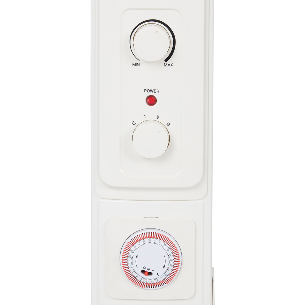 Calorifer electric cu ulei HD943-7TQ, 7 elementi, 1500W, alb