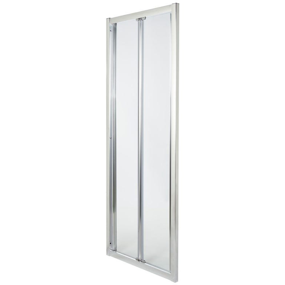 Usa dus pliabila COOKE & LEWIS Onega, aluminiu, sticla securizata 5mm, 90 x 190 cm, profil crom