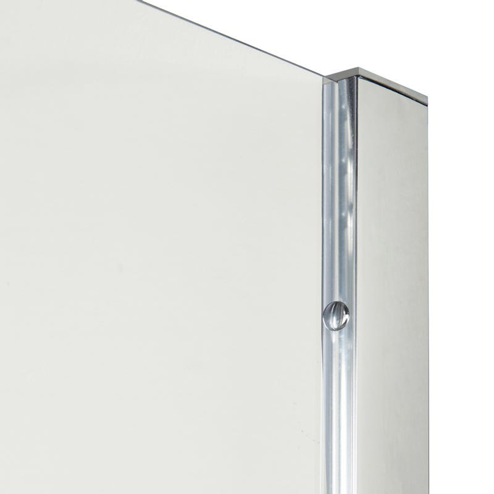Paravan dus COOKE & LEWIS Onega, aluminiu, sticla mata, 70 x 190 cm, profil crom