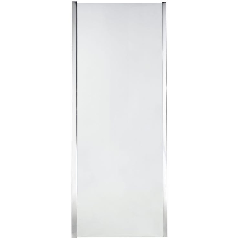 Paravan dus COOKE & LEWIS Onega, aluminiu, sticla mata, 80 x 190 cm, profil crom