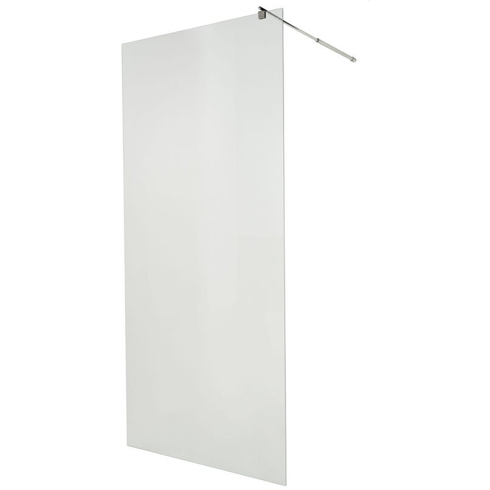 Paravan dus walk-in COOKE & LEWIS Onega, aluminiu, sticla transparenta, 120 x 195 cm, crom