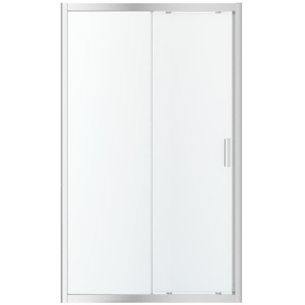 Usa dus glisanta GOODHOME Beloya, aluminiu, sticla securizata 8mm, 120 x 195 cm, profil crom