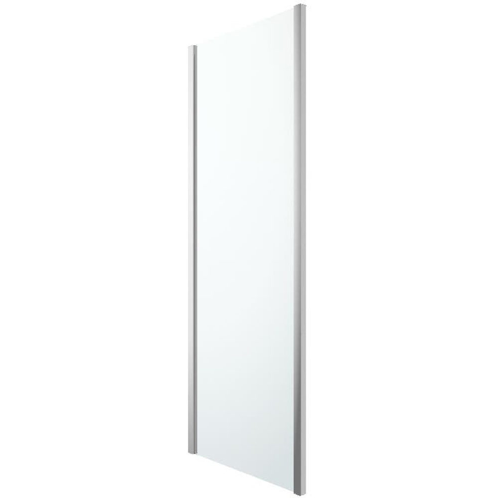 Paravan dus GOODHOME Beloya, aluminiu, sticla securizata 8mm, 80 x 195 cm, profil crom