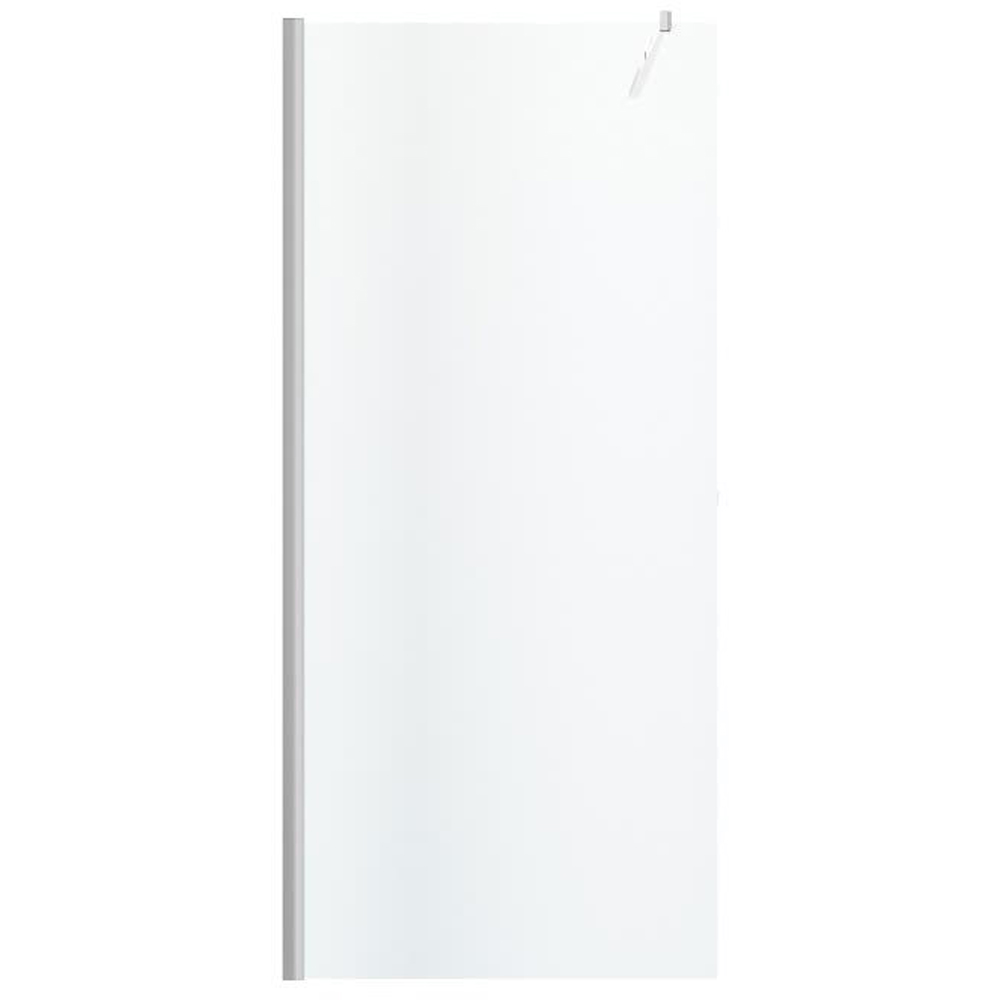 Paravan dus walk-in GOODHOME Beloya, aluminiu, sticla securizata 8mm, 90 x 195 cm, profil crom