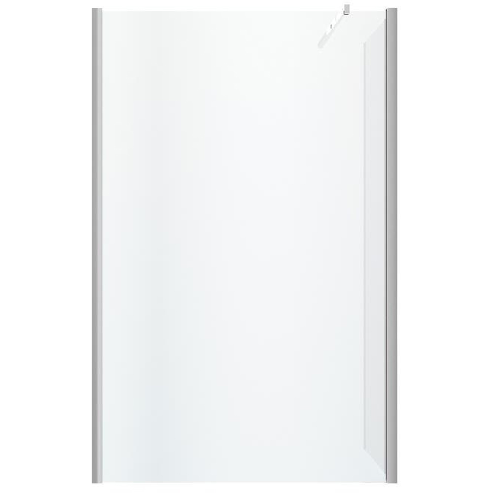 Paravan dus walk-in GOODHOME Beloya, aluminiu, sticla securizata 8mm, 80 + 45 x 195 cm, profil crom