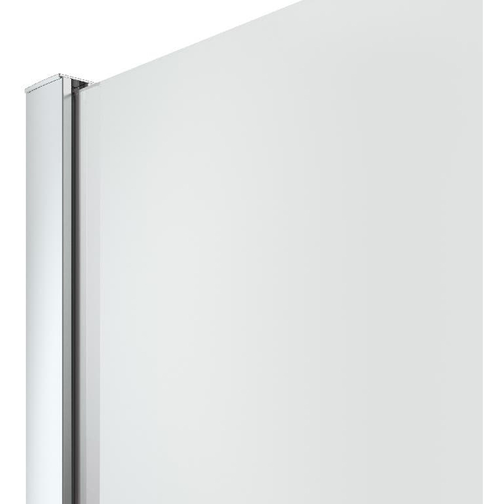 Paravan dus walk-in GOODHOME Beloya, aluminiu, sticla securizata 8mm, 80 x 195 cm, profil crom