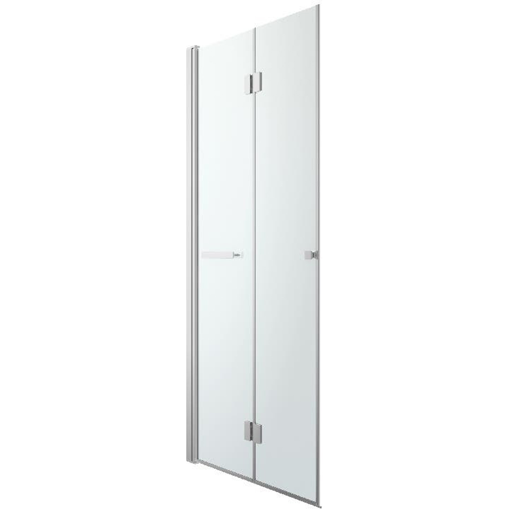 Usa dus pliabila GOODHOME Beloya, aluminiu, sticla securizata 8mm, 90 x 195 cm, profil crom